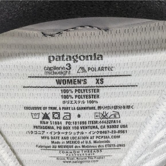 Patagonia | Women's Capilene® 3 Midweight Crew In Grey Stripe - Picture 3 of 5